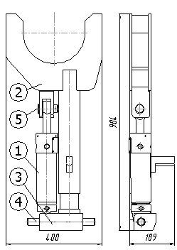 Механизм поддержания кондукторной втулки